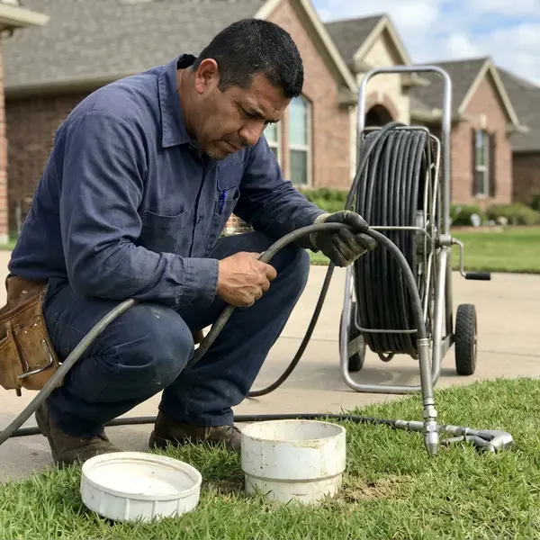 CHV Plumbing technician providing hydro jetting in Detroit, MI